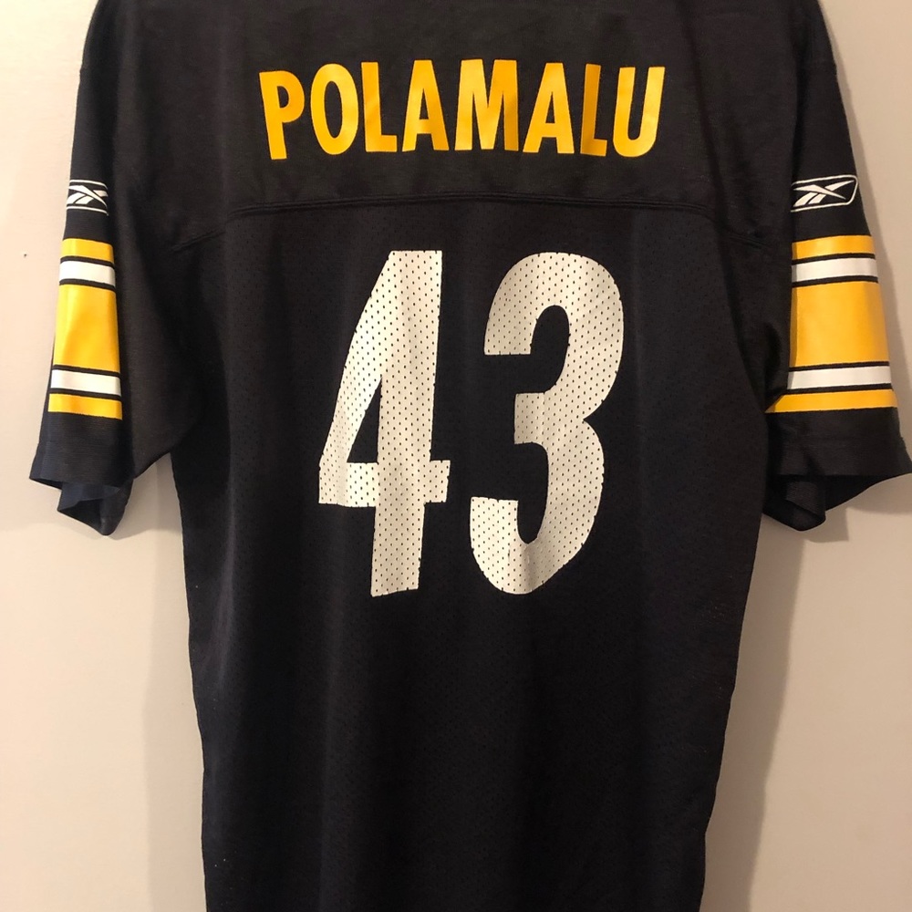 Reebok Youth XL Steelers Troy Polamalu Jersey